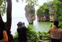 กระบี่เกาะห้องพังงาเกาะเจมส์บอนด์วันเดียว